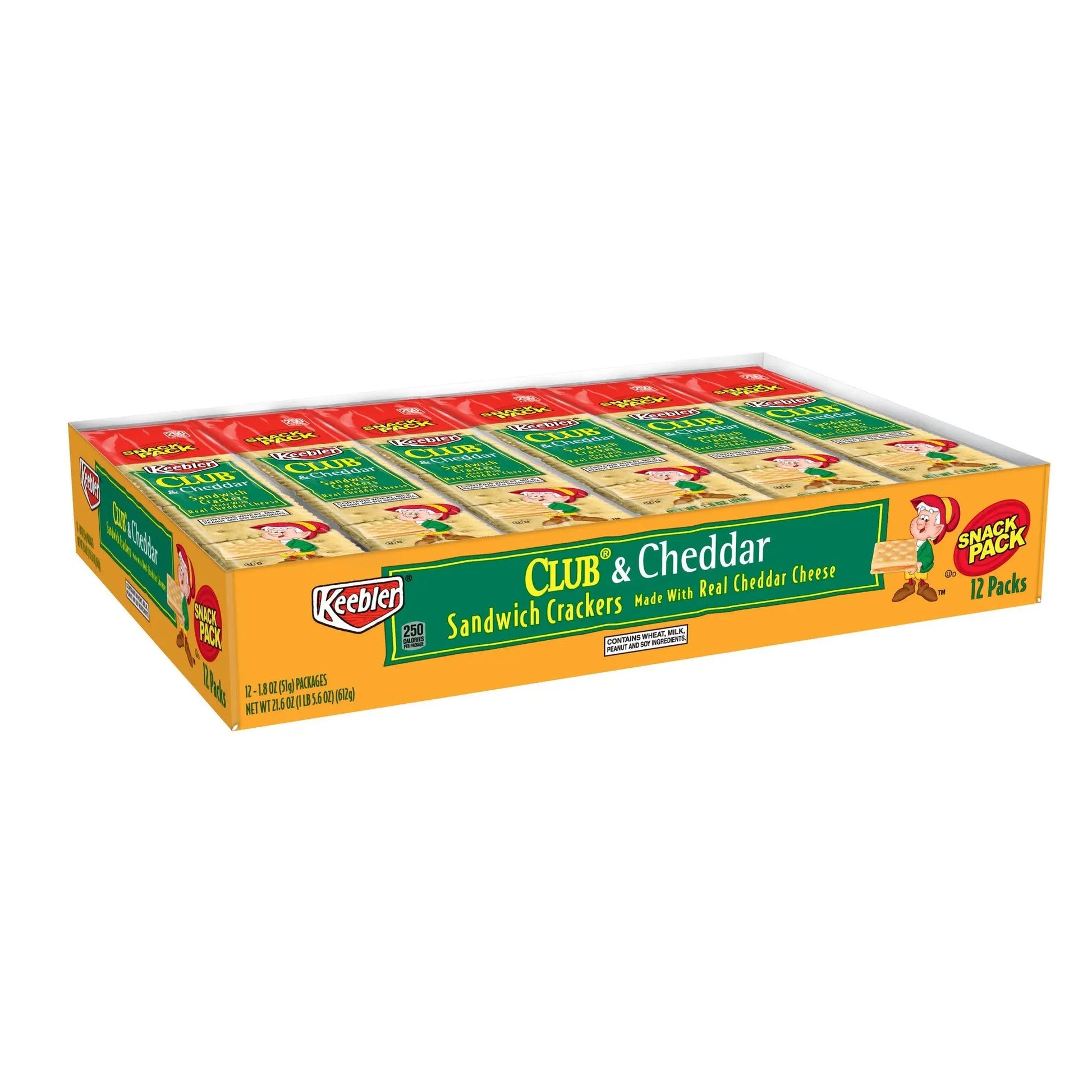 KBLR CLUB & CHEDDAR CRCKS 12CT
