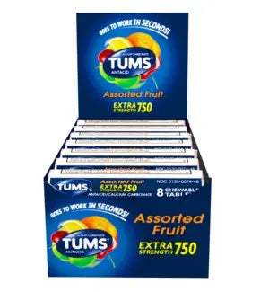 TUMS ASSORTED FRUIT  12CT
