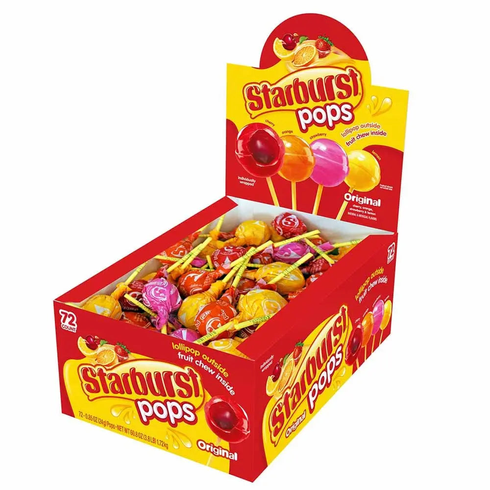 STARBURST LOLLIPOPS 72CT