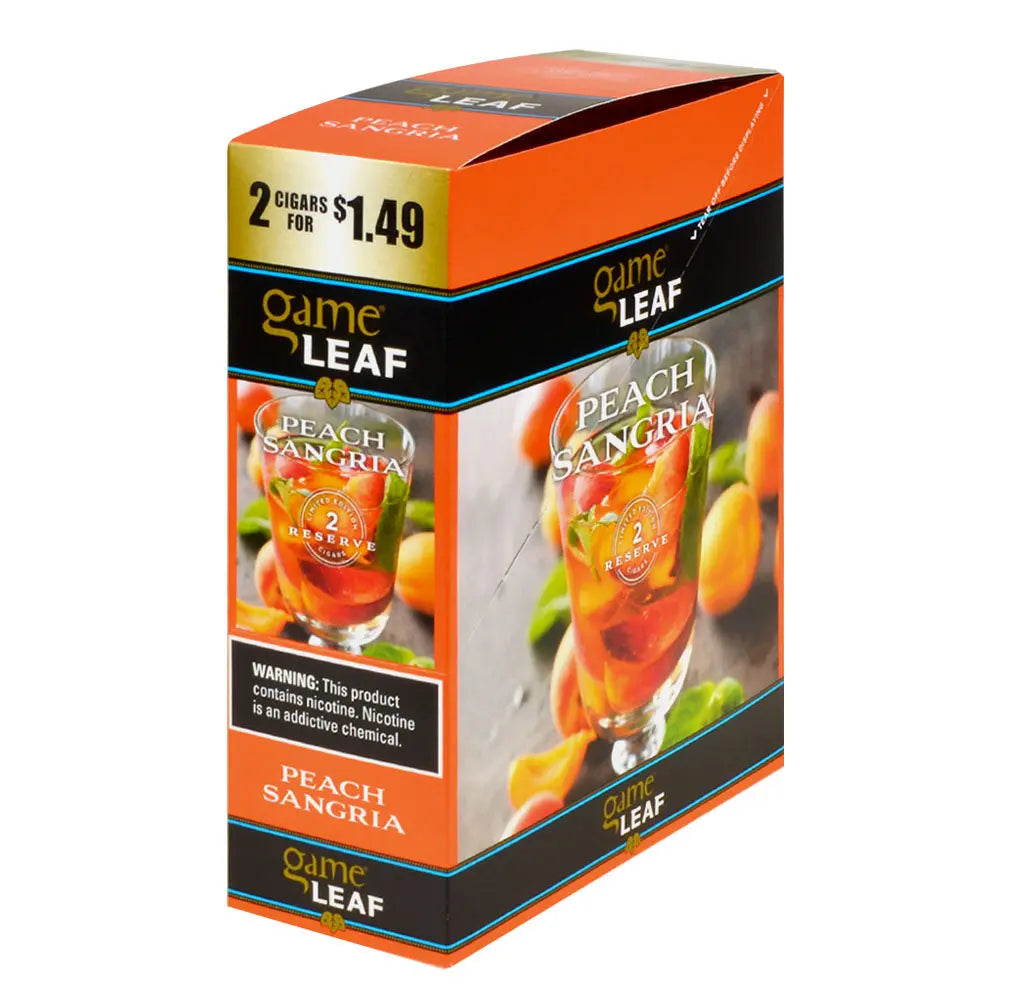 GAME LEAF 2/$1.49 PEACH SANGRIA