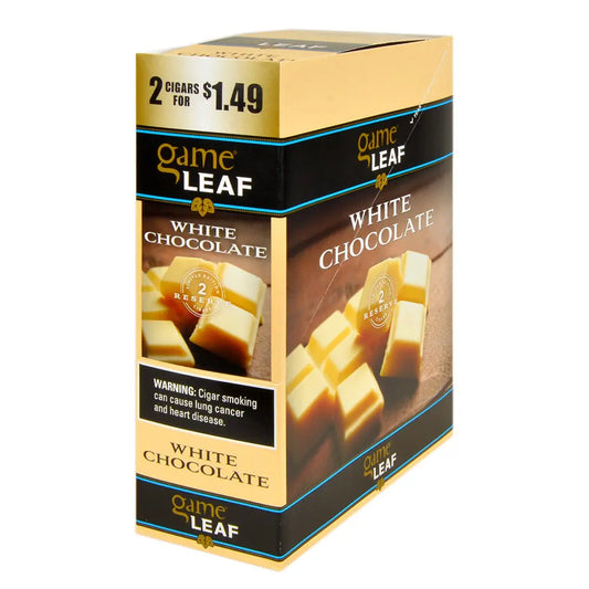 GAME LEAF 2/$1.49 WHITE CHOCOLATE