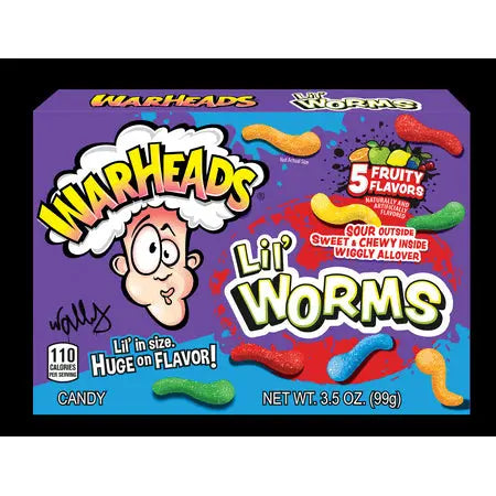 THR WARHEADS LIL WORMS 6CT