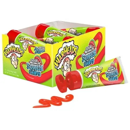 WARHEADS SQUEEZE CANDY SOUR WATERMELON 12CT