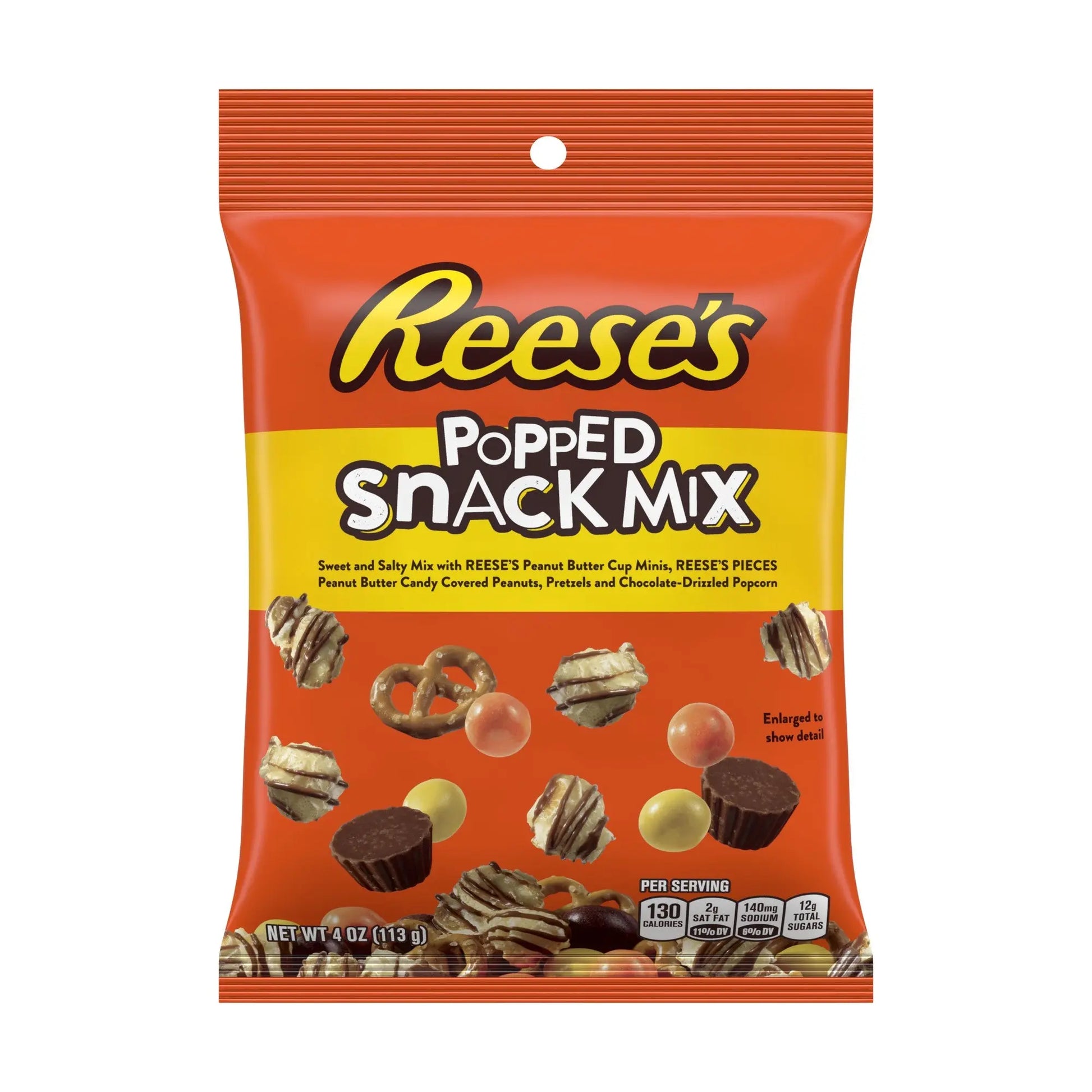 PEG REESE'S POPPED SNACK MIX 6/4OZ