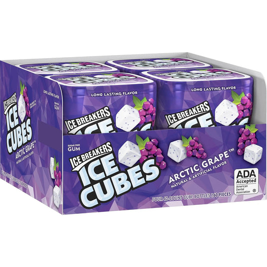 ICE BREAKERS ICE CUBES E-PACK ARCTIC GRAPE 4 CT
