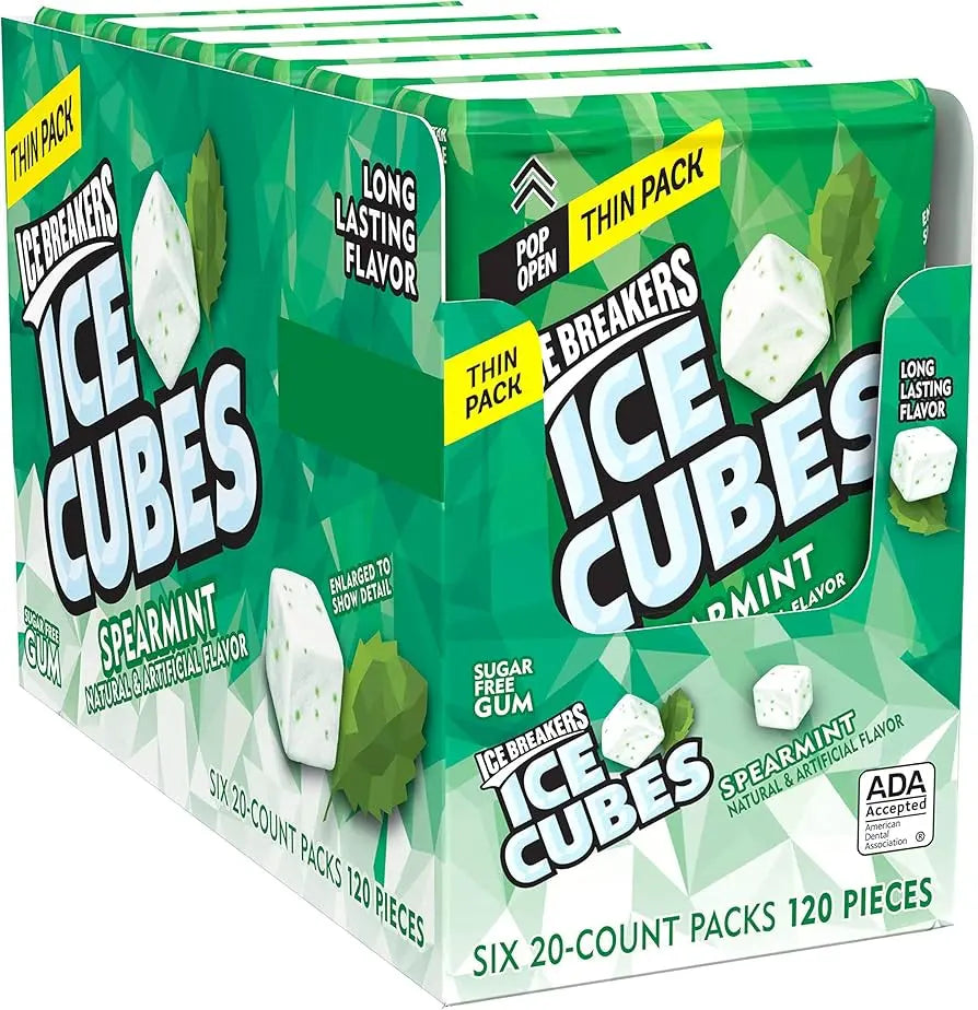 ICE BREAKERS ICE CUBES E-PACK SPEARMINT 6 CT