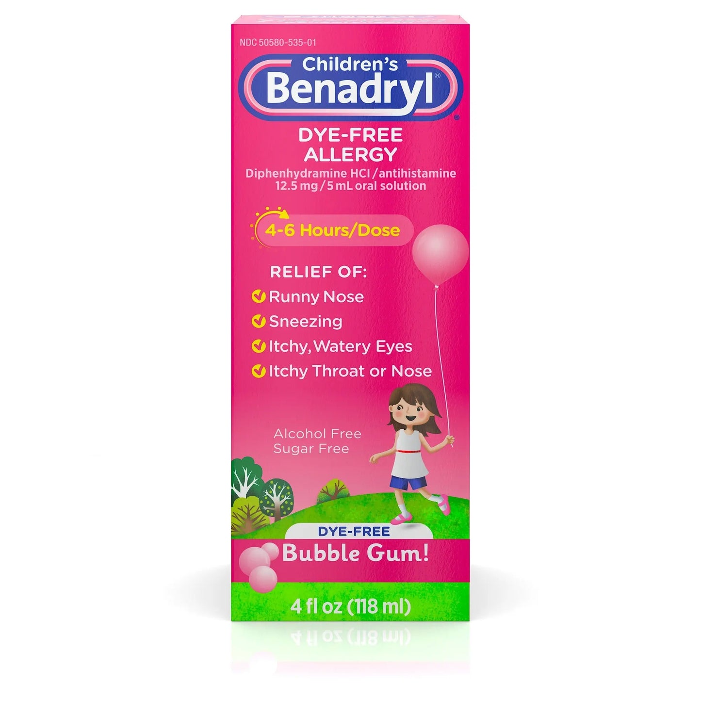 BENADRYL CHILDREN ALLERGY 4OZ/3CT