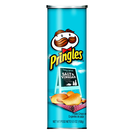 PRINGLES LARGE SALT & VINEGAR 7CT