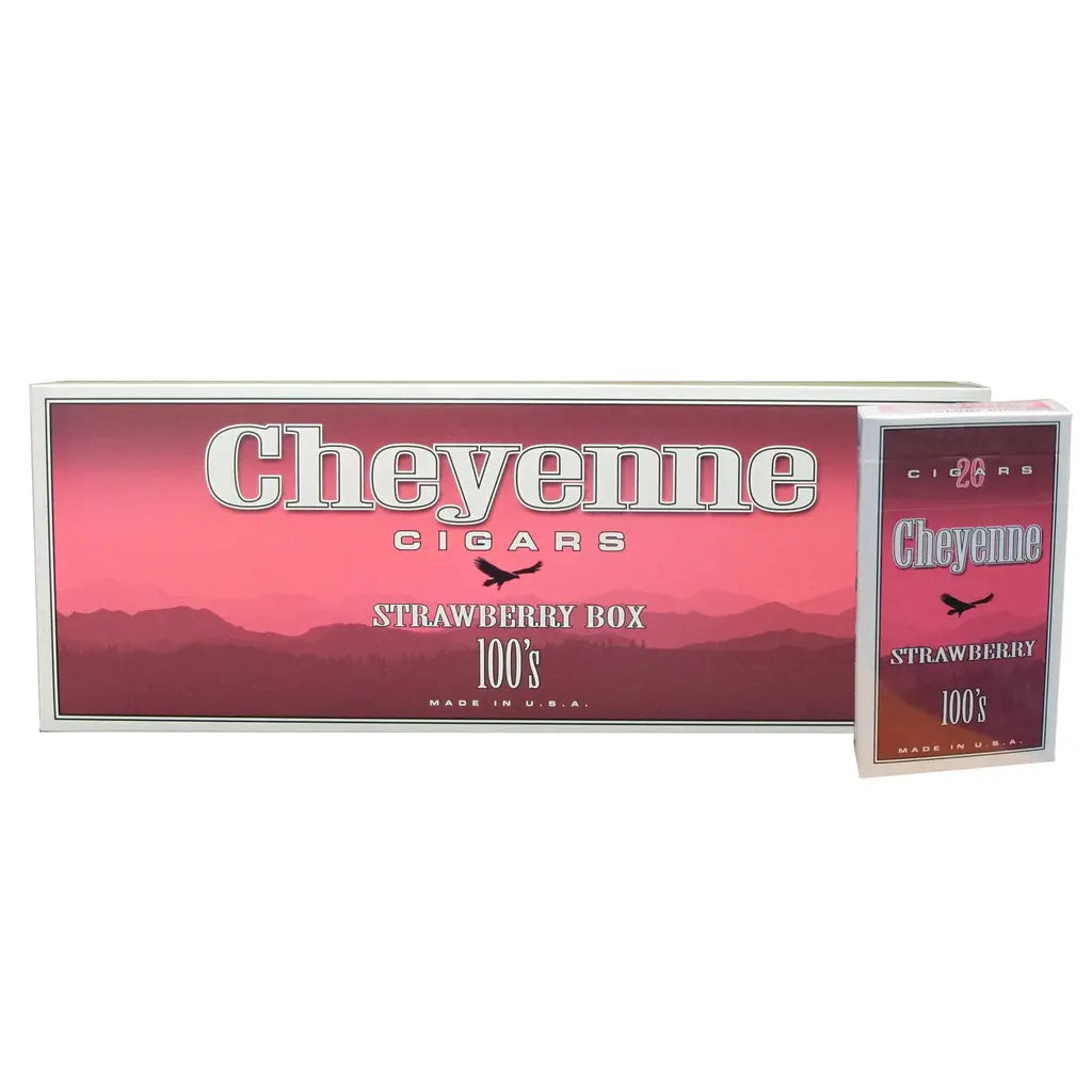 CHEYENNE CIGARS STRAWBERRY 100 BX