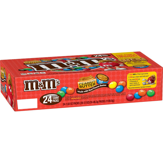 M & M PEANUT BUTTER 24 CT