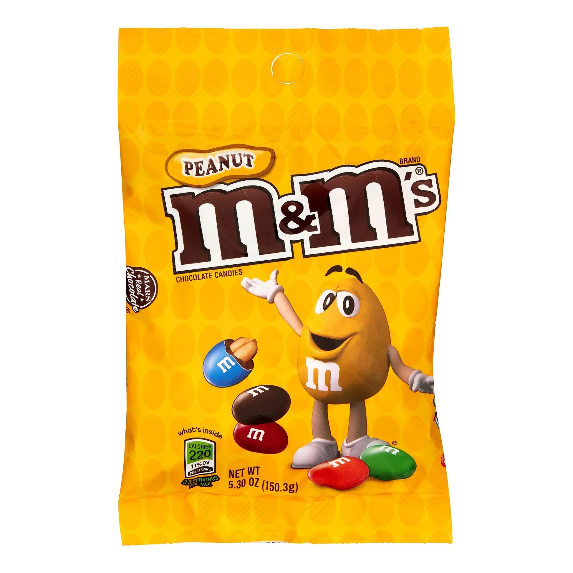 PEG M & M'S PEANUTS 6/5OZ