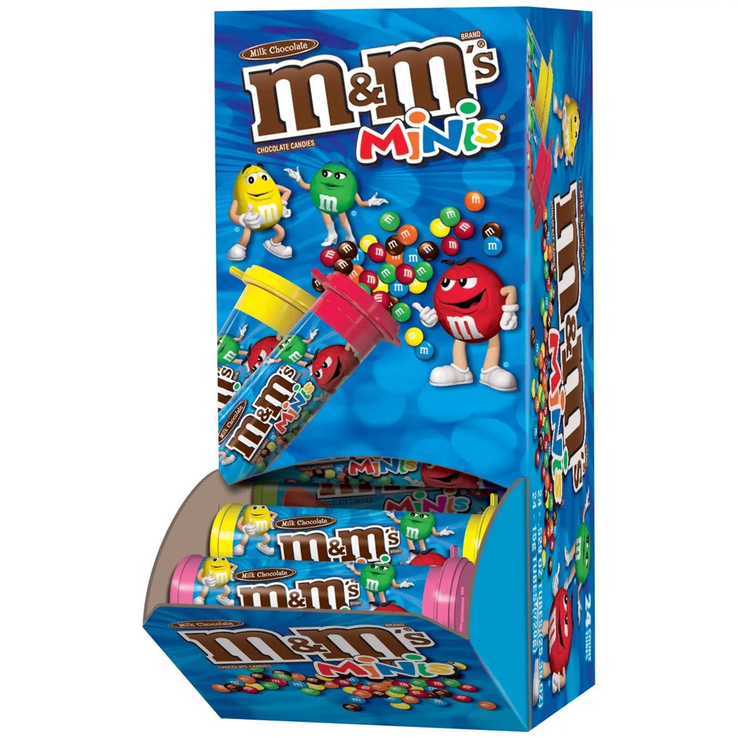 M & M MINI TUBES 24CT