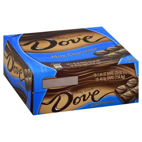 DOVE MILK CHOC 18CT