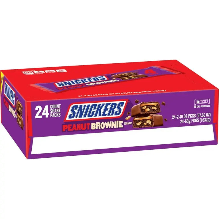 SNICKERS PEANUT BROWNIE 24CT