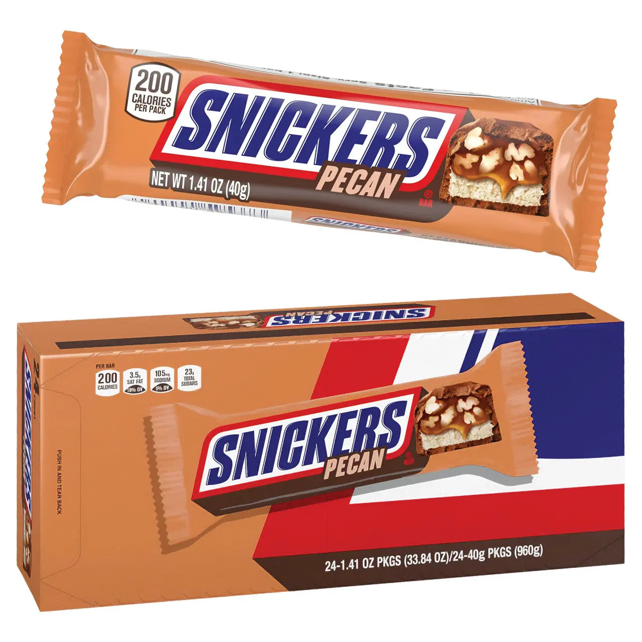 SNICKERS PECAN CHOC 24CT