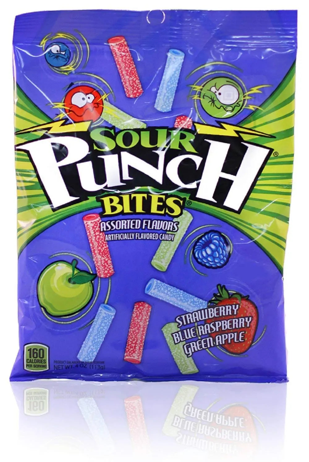 PEG SOUR PUNCH BITES ASST FLAVS 6/5OZ