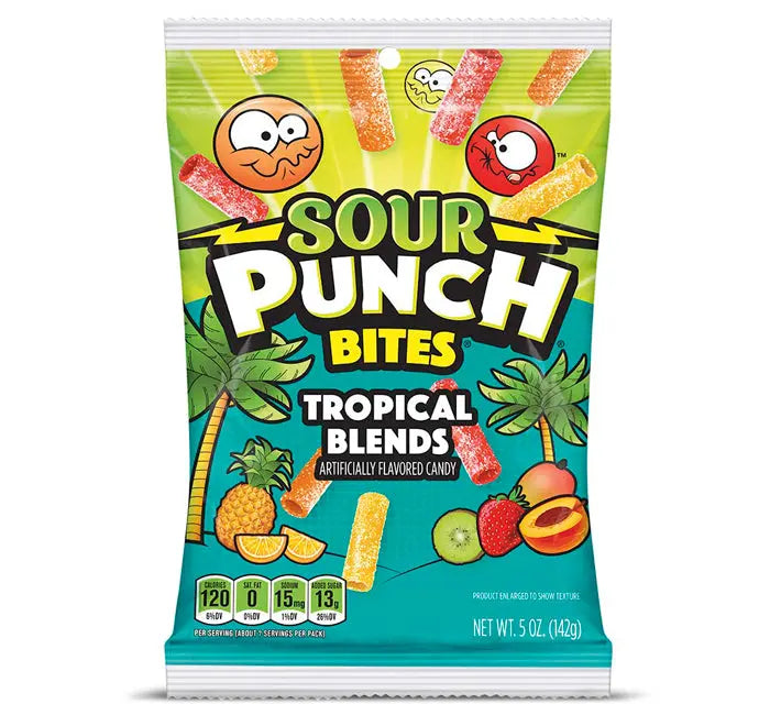 PEG SOUR PUNCH BITES TROP 6/5OZ