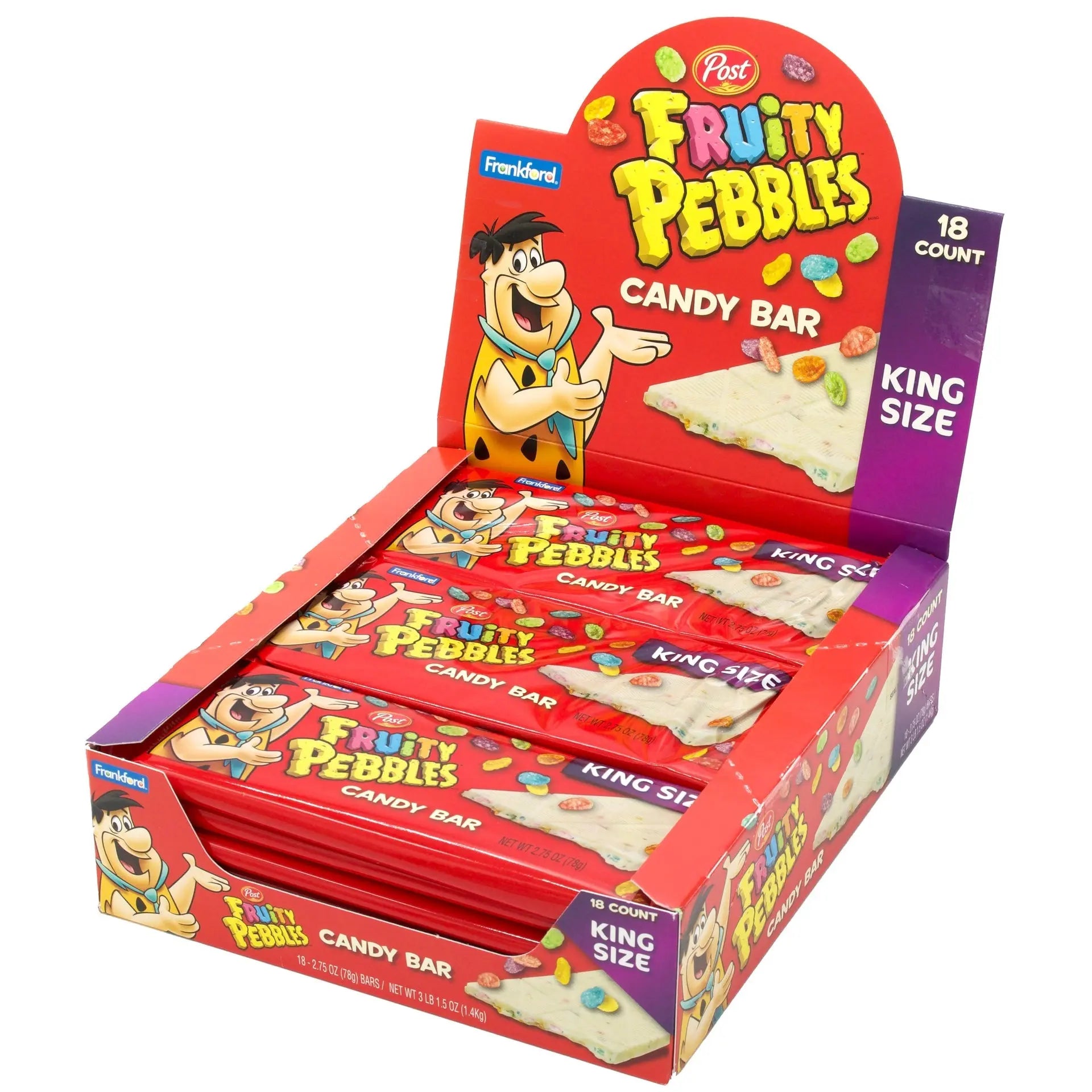 KS FRUITY PEBBLES WHITE CHOCOLATE 18CT
