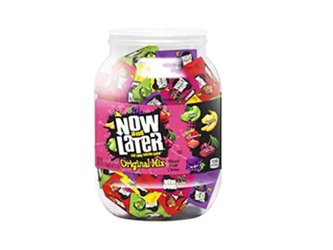 NOW & LATER JAR SOFT ASST 120CT