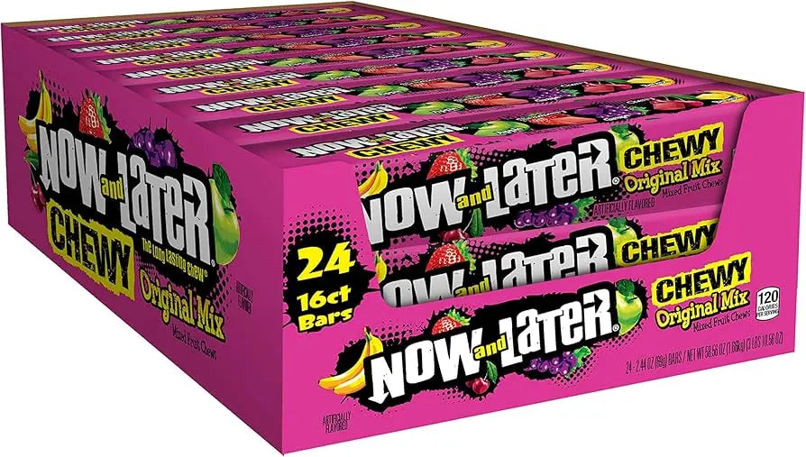 NOW & LATER BAR CHEWY ORIGINAL 24CT