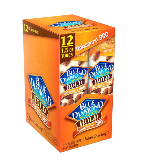 BLUE DIAMOND TUBES HABANERO BBQ 1.5OZ/12CT