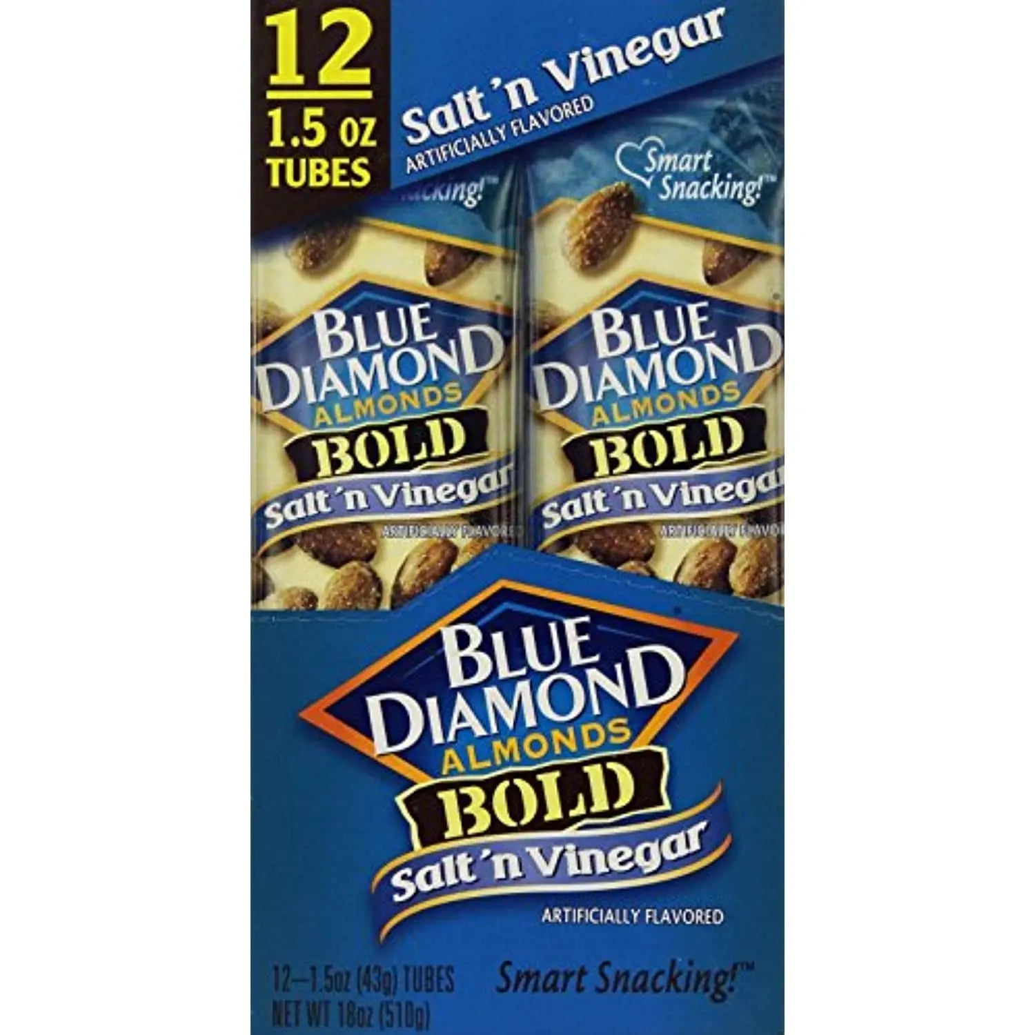 BLUE DIAMOND TUBES BOLD SALT & VINEGAR 1.5OZ/12CT