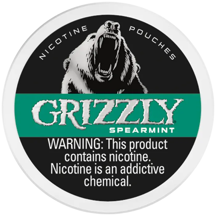 GRIZZLY POUCH SPEARMINT 7MG 5CT