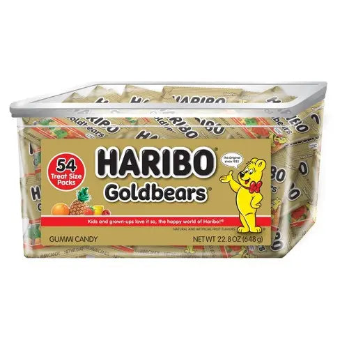 HARIBO TUB GOLD BEARS 54CT