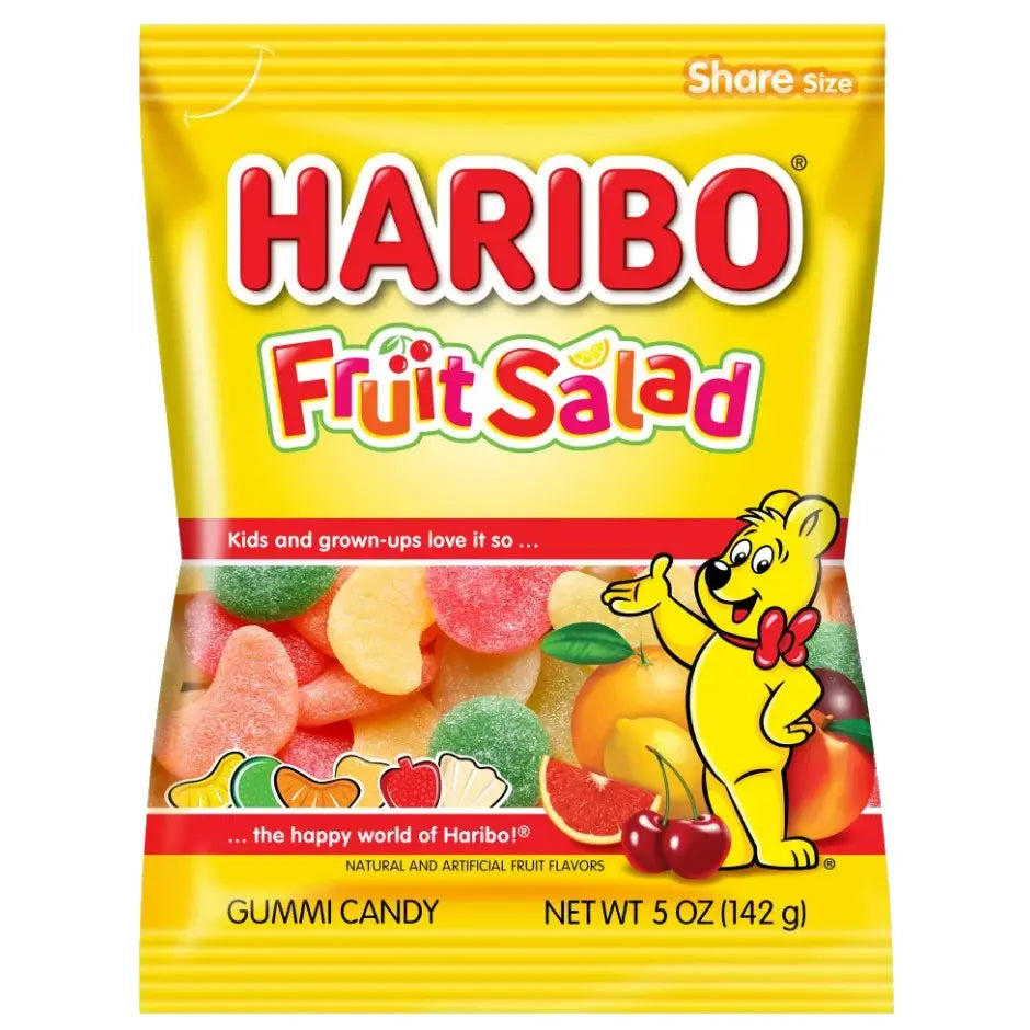 PEG HARIBO FRUIT SALAD 5 OZ