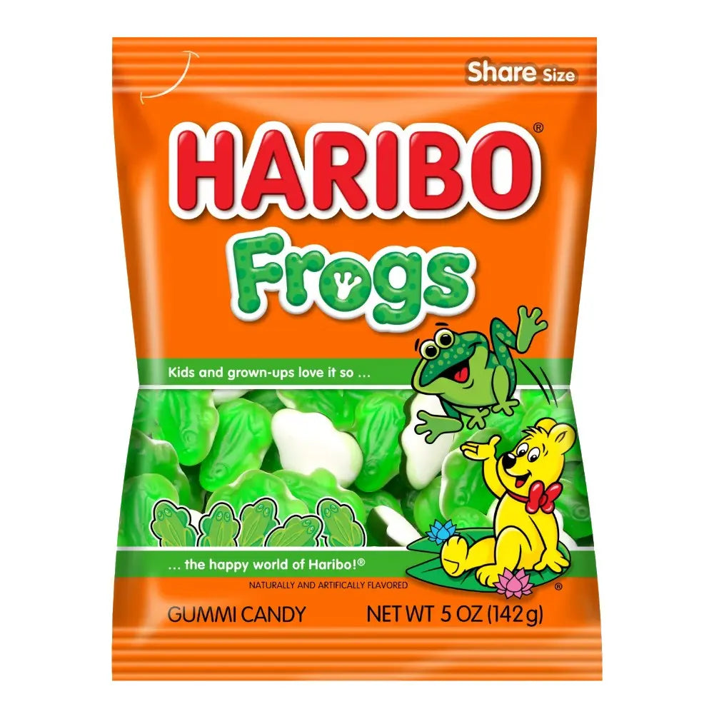 PEG HARIBO FROGS 5 OZ