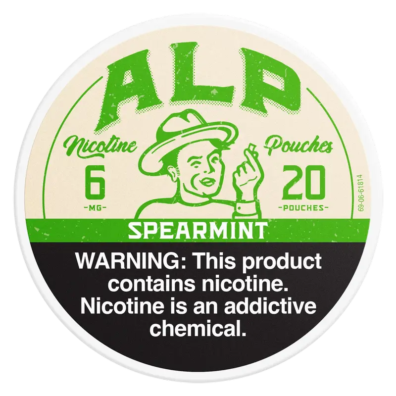 ALP 6MG SPEARMINT NICOTINE POUCHES 5CT
