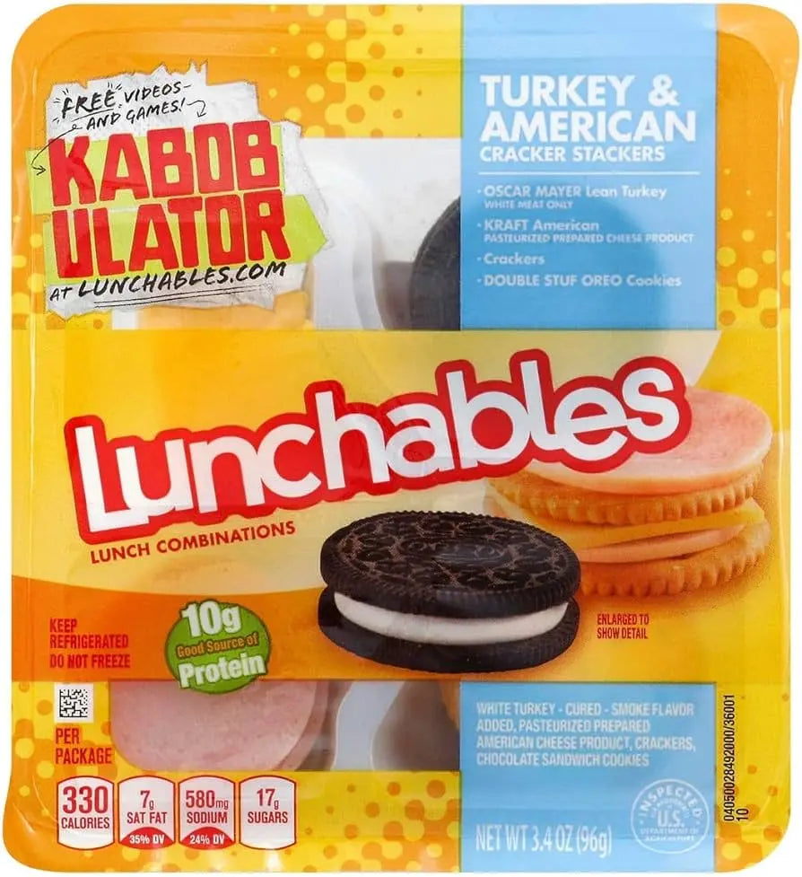 LUNCHABLE TURKEY & AMERICAN 6 OZ