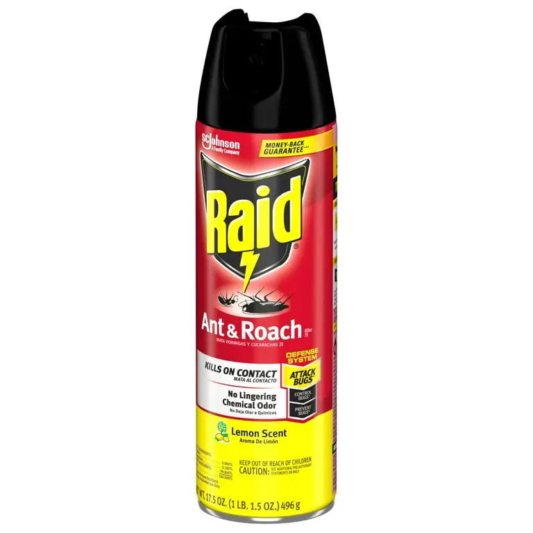 RAID ANT & ROACH LEMON SCENT 6/17.5 OZ