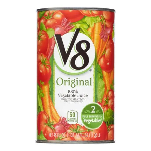 V8 VEGETABLE JUICE CAN 46 OZ