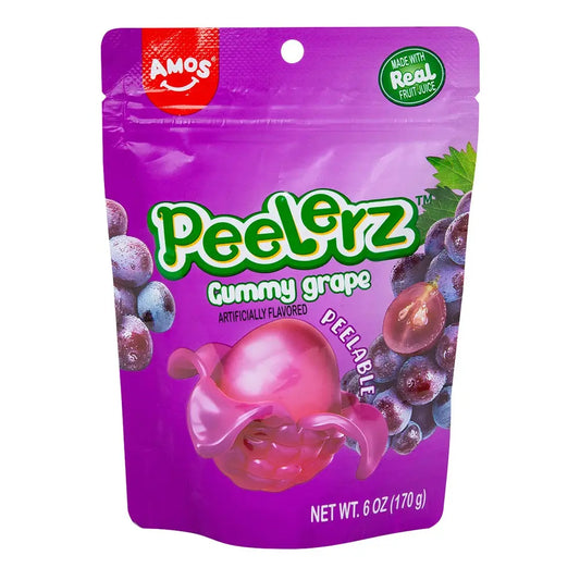 Peg Peelerz Gummy Grape 6/6OZ - Chase Cash & Carry