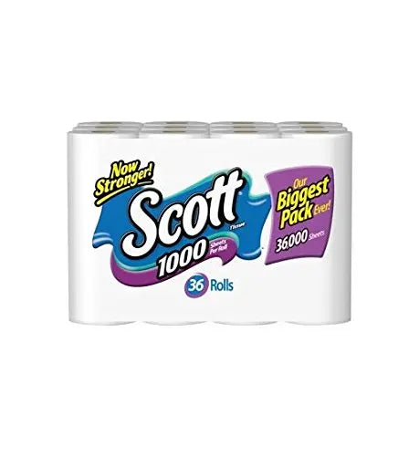 SCOTT SINGLE ROLL 36 CT / 1000 SHEETS