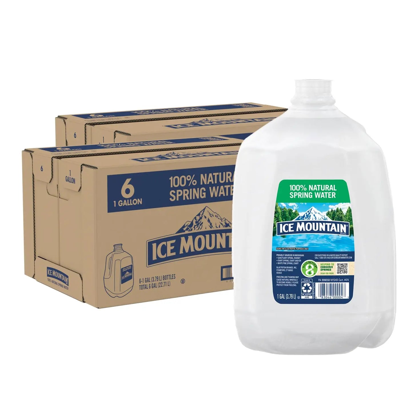ICE MOUNTAIN 6/128 OZ (GALLON)