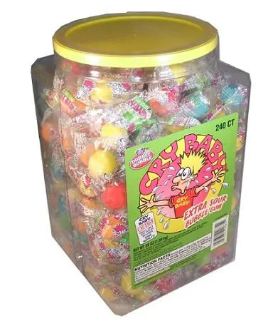 CRY BABY EXTRA SOUR JAR 240CT