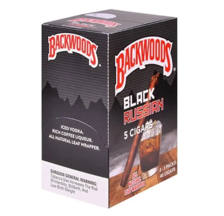 BACKWOODS 8/5PK BLACK RUSSIAN