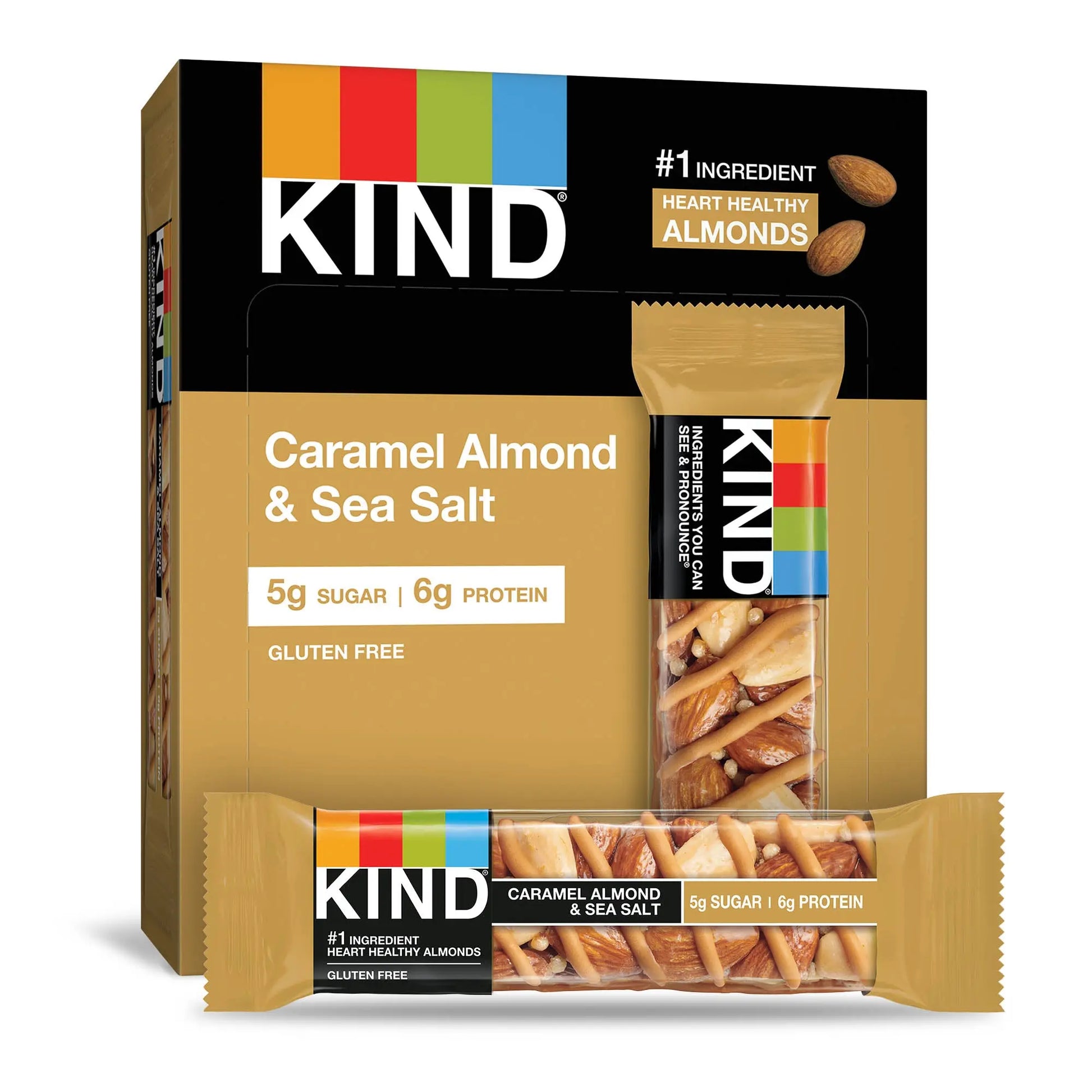 KIND CARAMEL ALMOND & SEA SALT 12 CT