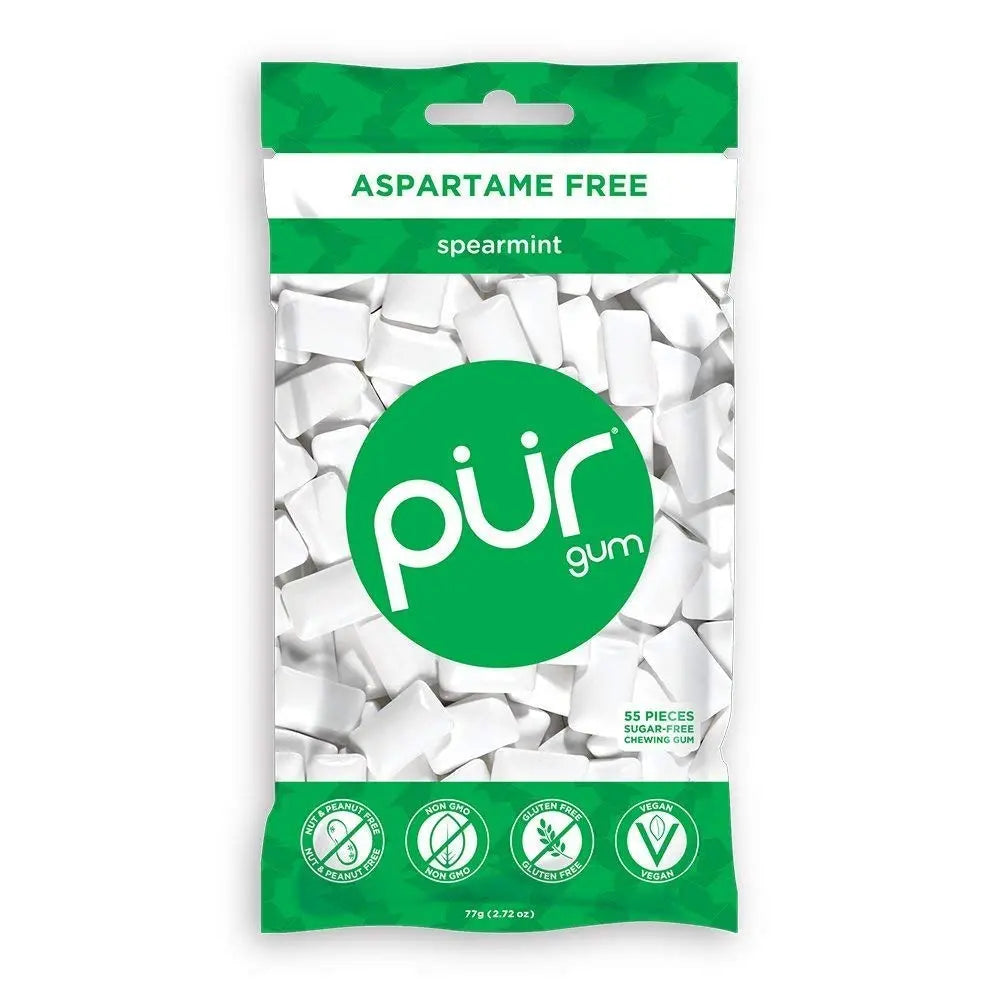 Pur Gum Bags Spearmint 12CT - Chase Cash & Carry