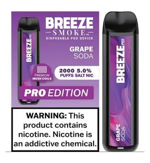 BREEZE PRO GRAPE SODA 10CT (FINAL SALE)
