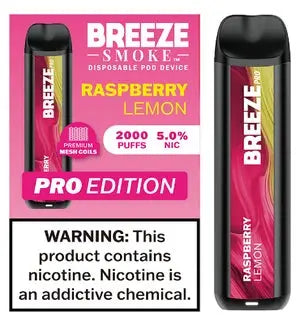 BREEZE PRO RASBRY LEMON 10CT (FINAL SALE)