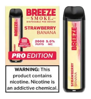 BREEZE PRO STRAWBERRY BANANA 10CT (FINAL SALE)