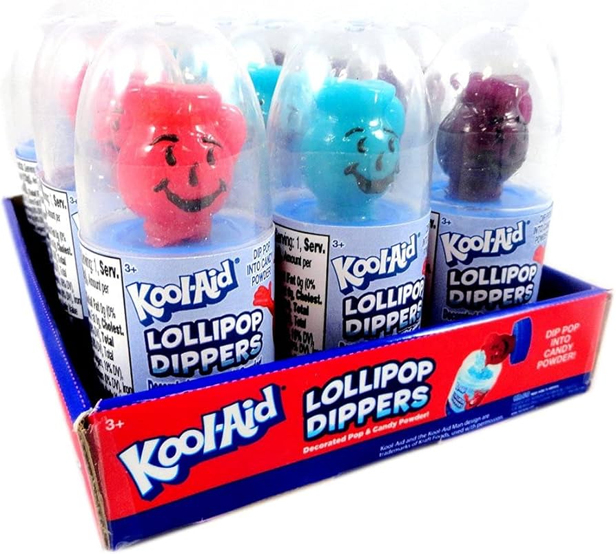 KOOL-AID LOLLIPOP DIPPERS 12CT