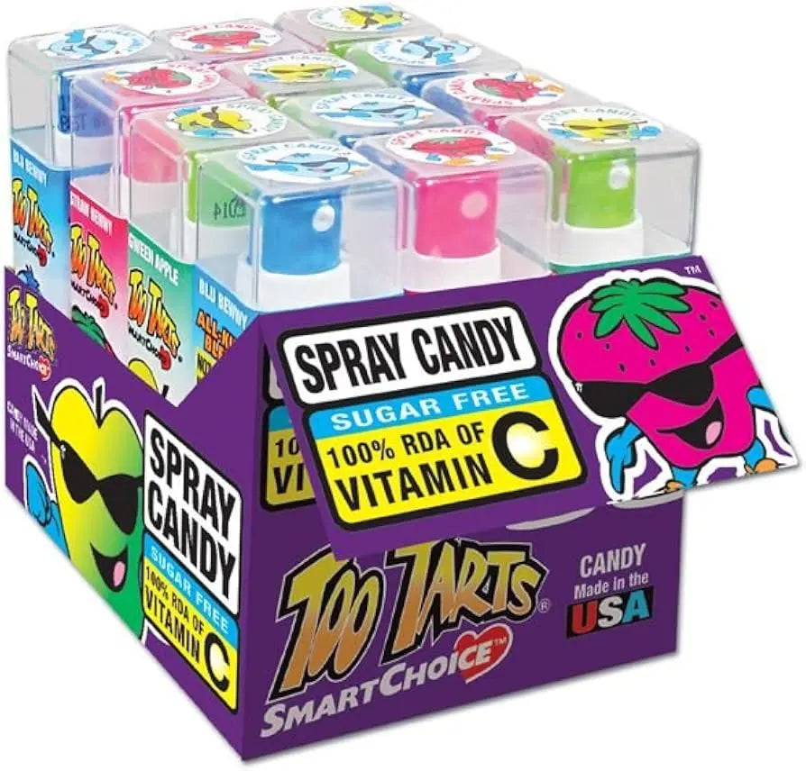 TOO TARTS SWEET SPRAY CANDY 12 CT