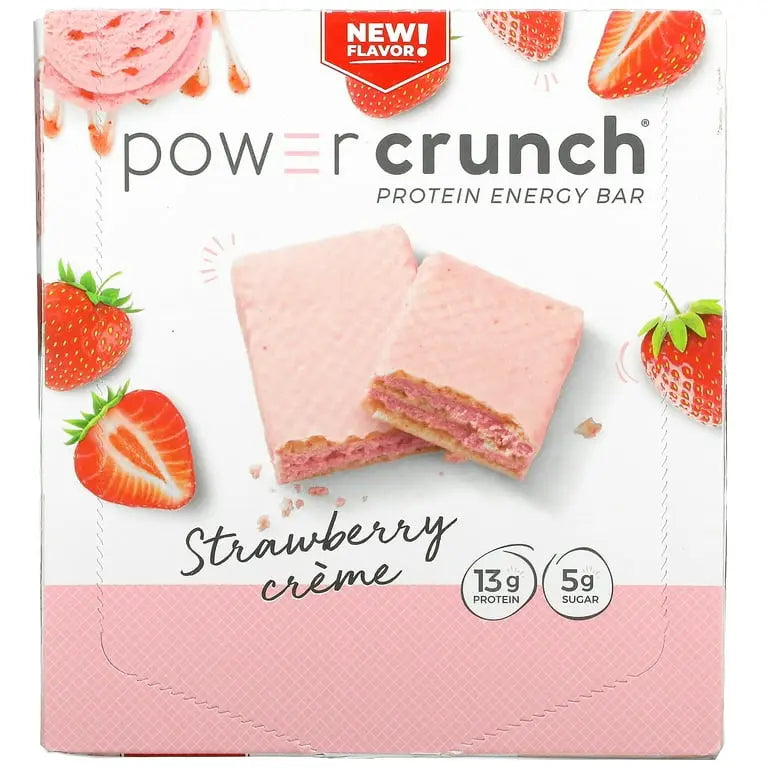 POWER CRUNCH BAR STRAWBERRY CREME 12CT