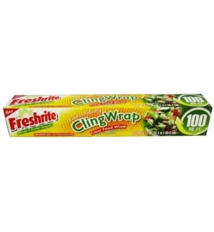 FRESHRITE CLING WRAP 12/100FT