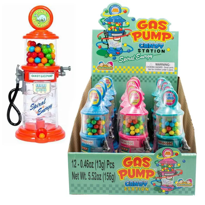 GAS PUMP CANDY DISPENSER 12CT
