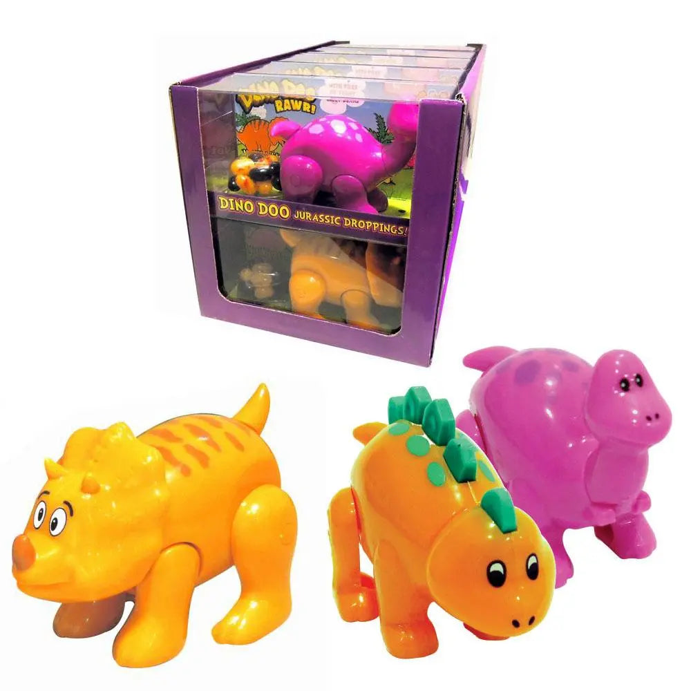 DINO DOO MINI CANDY DISPENSER 12CT